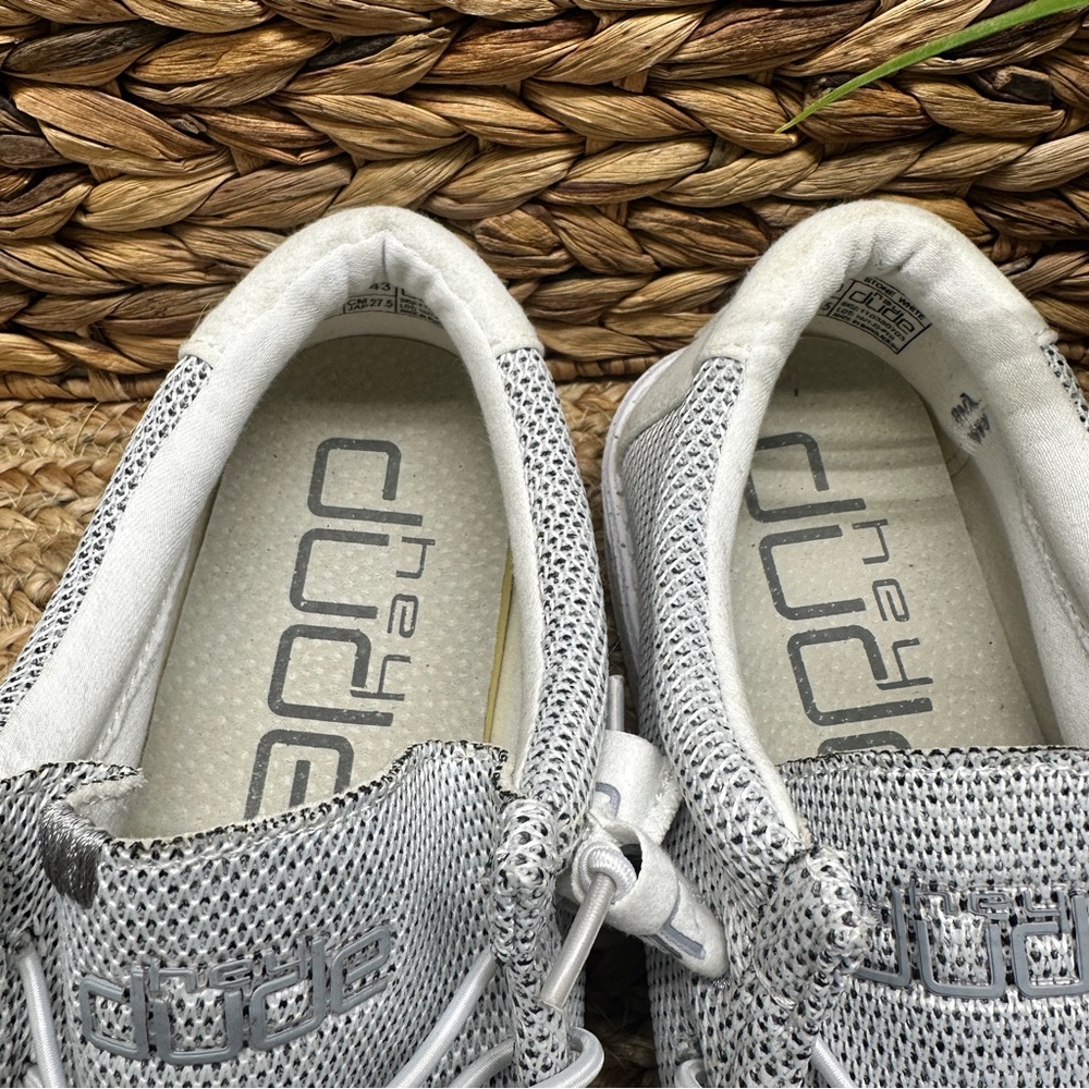 HEY DUDE Wally Sox Stone White Men’s 10 - Picture 13 of 16